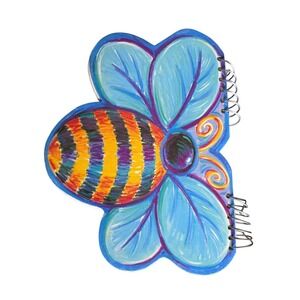 Vtg 90s Y2K Lisa Frank Style Bee Notebook Large Cute